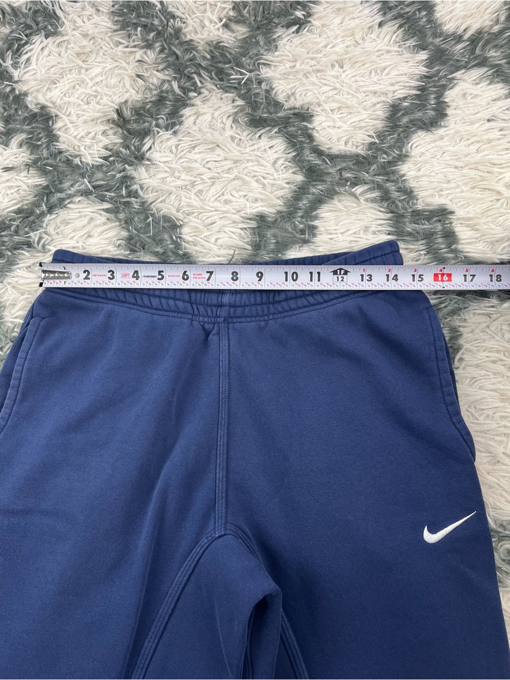 Nike Sportswear Men’s Navy Fleece Joggers Sweatpants Tapered Leg 716830-410 M - Picture 7 of 12